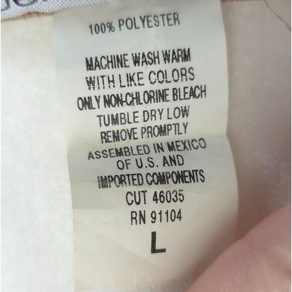 Y2K Vintage Brown Ruffle Bell Sleeve V-Neck Top Size L Fairycore Romantic Grunge - Picture 5 of 5